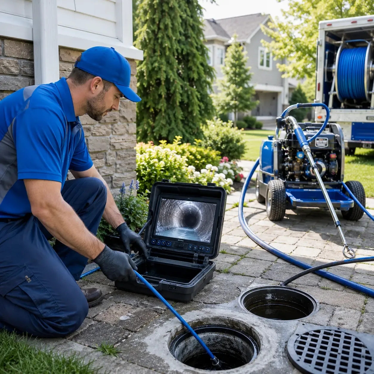 Outdoor drain cleaning professionals serving Brighton, MO